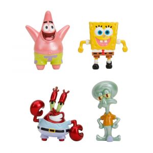 Spongebob Squarepants Nano Metalfigs Kov. Mini Figures 4-Pack Wave 1 4 cm