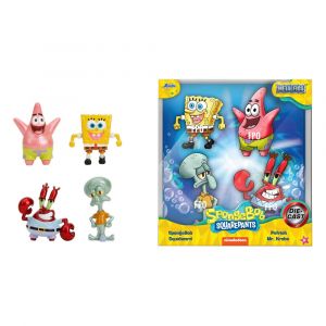 Spongebob Squarepants Nano Metalfigs Kov. Mini Figures 4-Pack Wave 1 4 cm Jada Toys