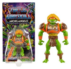 MOTU x TMNT: Turtles of Grayskull Akční Figure Michelangelo 14 cm Mattel