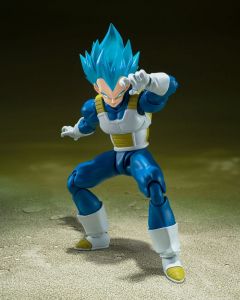 Dragon Ball Super S.H. Figuarts Akční Figure Super Saiyan God Super Saiyan Vegeta -Unwavering Saiyan Pride- 14 cm