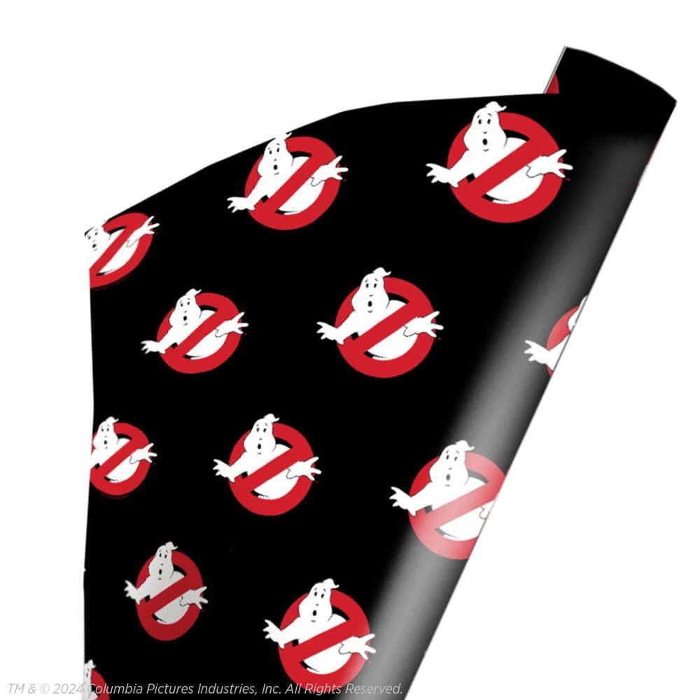 Ghostbusters Wrapping Paper No Ghost Trick Or Treat Studios