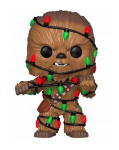 Star Wars POP! Vinyl Bobble-Head Holiday Chewbacca with Lights 9 cm