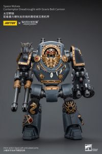 Warhammer The Horus Heresy Akční Figure 1/18 Space Wolves Contemptor Dreadnought with Gravis Bolt Cannon 12 cm