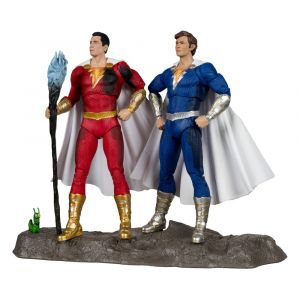 DC Multiverse Akční Figures Pack of 2 Shazam (Battle Damage) & Freddie Freeman (Gold Label) 18 cm McFarlane Toys