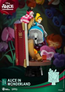 Disney Story Book Series D-Stage PVC Diorama Alice in Wonderland New Verze 15 cm Beast Kingdom Toys