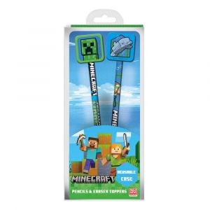 Minecraft Penál with Topper 2-Pack