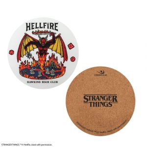 Stranger Things Podtácky 4-Pack Hellfire Club Cinereplicas