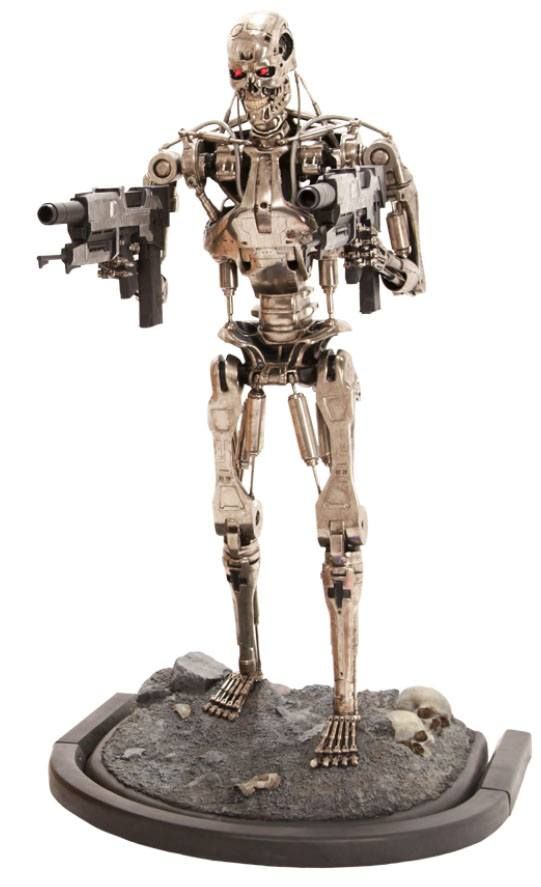 Terminator 2 Soška 1/1 T-800 Endoskeleton Verze 2 190 cm Sideshow Collectibles