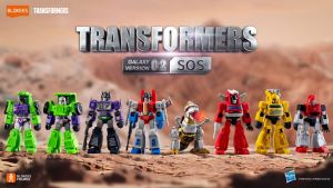 Transformers Blokees Plastic Model Kit Galaxy Verze 02 SOS Sada (9)