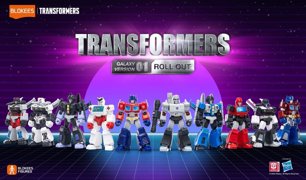 Transformers Blokees Plastic Model Kit Galaxy Verze 01 Roll Out Sada (9)