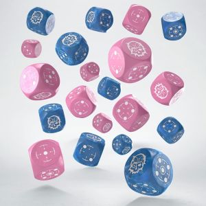 Crosshairs Compact D6 Dice Set Blue&Pink (20)