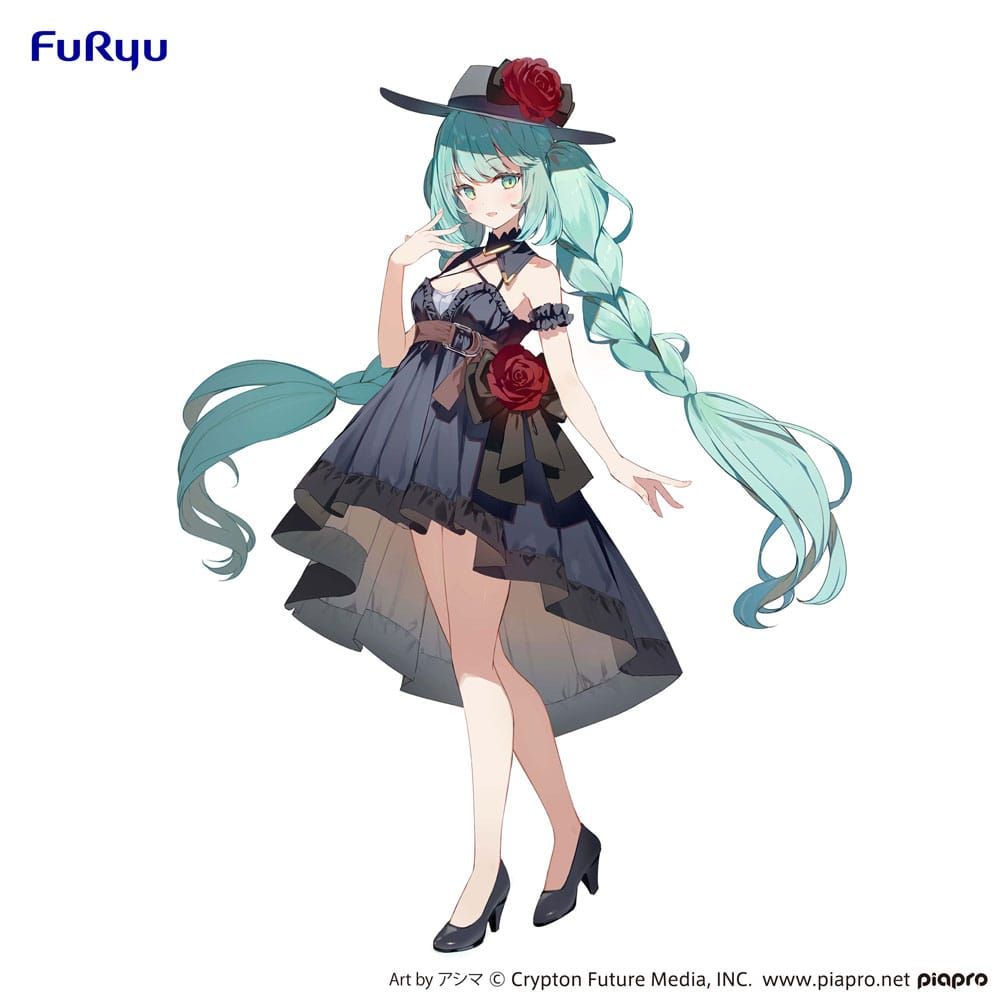 Hatsune Miku Trio-Try-iT PVC Soška Outing Dress 19 cm Furyu