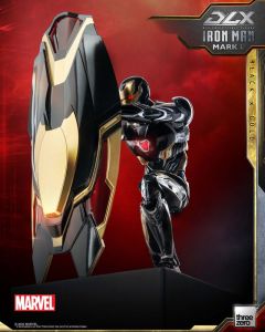 Infinity Saga DLX Akční Figure 1/12 Iron Man Mark 50 (Black X Gold) 17 cm ThreeZero