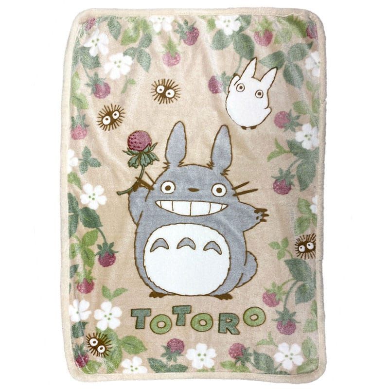 My Neighbor Totoro Fluffy blanket Totoro Rapsberry 100 x 140 cm Marushin