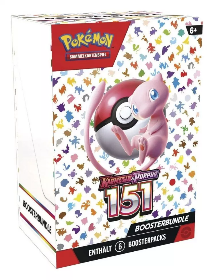Pokémon TCG Karmesin & Purpur 151 Booster Bundle Německá Verze Pokémon Company International
