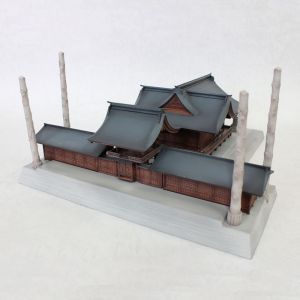 Structure 1/150 Plastic Model Kit Suwa Taisha Shimoya Akimiya (3rd-run) Plum