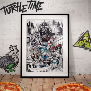 Teenage Mutant Ninja Turtles Art Print 40th Anniversary Limited Edition 42 x 30 cm FaNaTtik